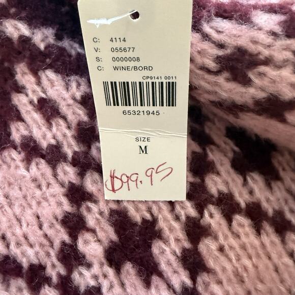 Maeve x Anthropologie Sigfried Sweater Pink Marsala Crewneck Size XS - Picture 7 of 12